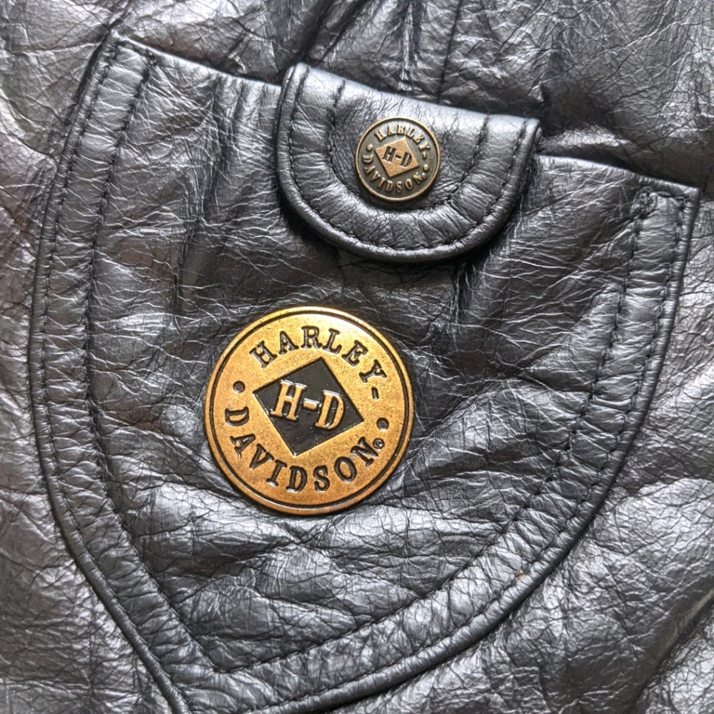 Harley Davidson leather vest